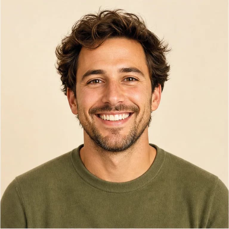 Example uploaded portrait of a man