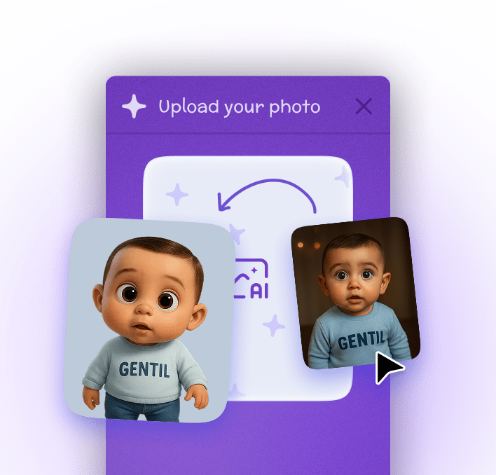 Upload your characters so we can transform them